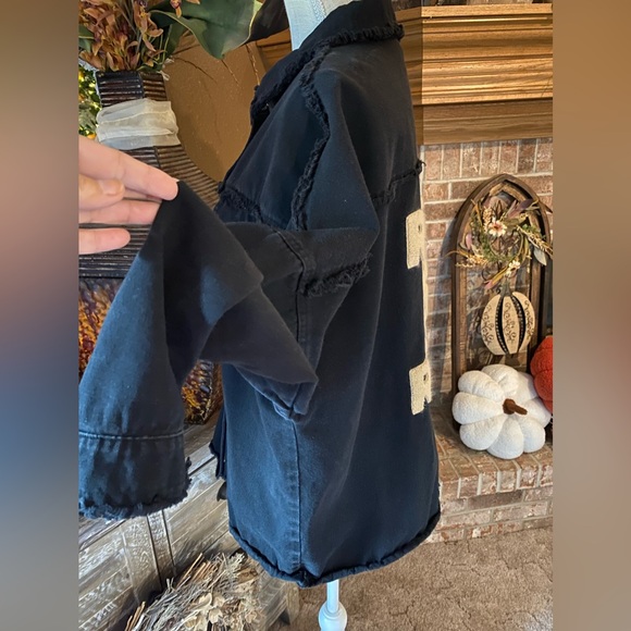 Rock & Roll Oversized Jean Shacket - Picture 6 of 11